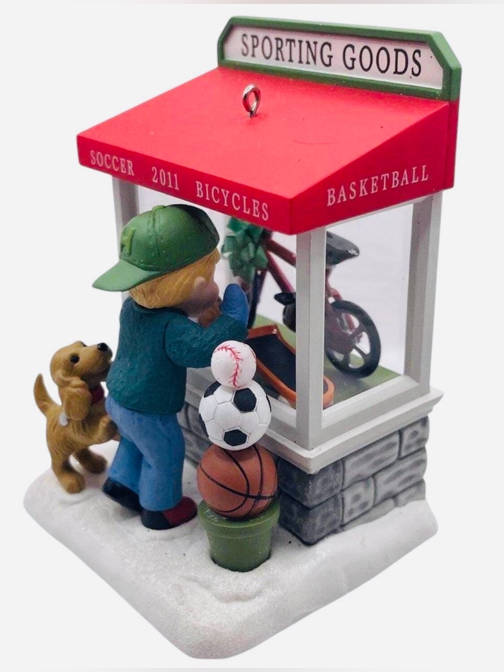 Sporting Goods Christmas Window Hallmark Keepsake Ornament 2011